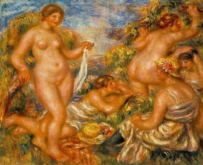Pierre-Auguste Renoir Bathers, China oil painting art